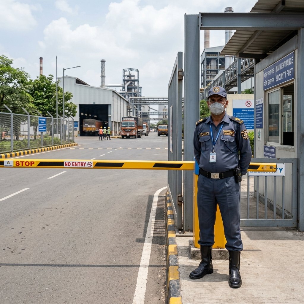 Industrial Facility & Access Gate Guard Protection